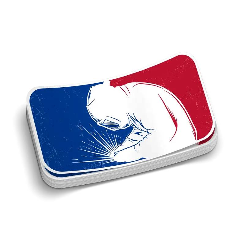 RWB Welder - Hard Hat Decal