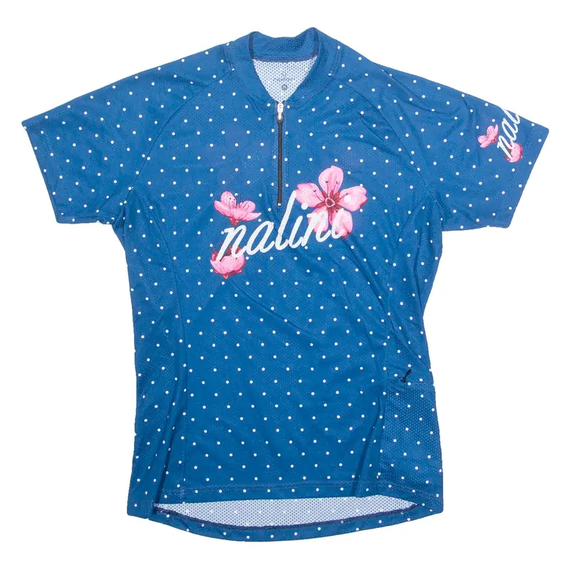 NALINI Cycling Womens Jersey Blue 1/4 Zip M