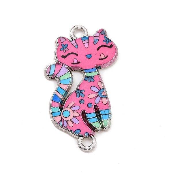 Alloy Enamel Connector Charms