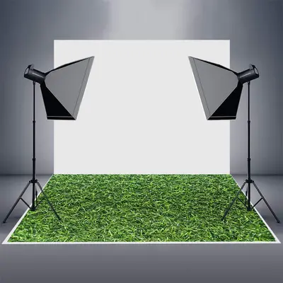 Aperturee Spring Natural Green Lawn Grass Rubber Floor Mat | Rubber Floor Mat Photography | Rubber Floor For Photography | Fl...