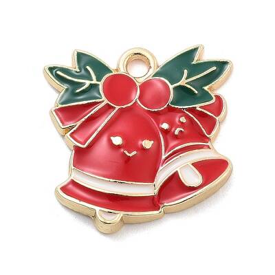Christmas Theme Alloy Enamel Pendants