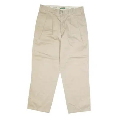 DOCKERS Chino Mens Trousers Beige Regular Straight W32 L28