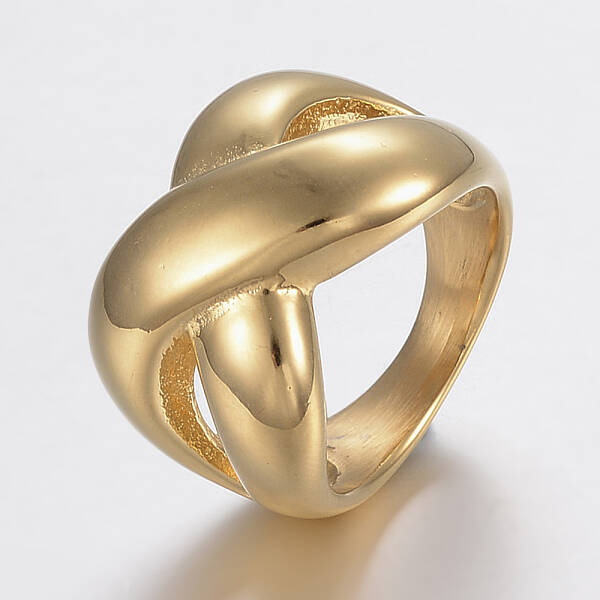 Ion Plating(IP) 304 Stainless Steel Wide Band Finger Rings
