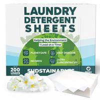 Laundry Detergent Sheets (100 sheets 200 loads) (30 sheets 60 loads)