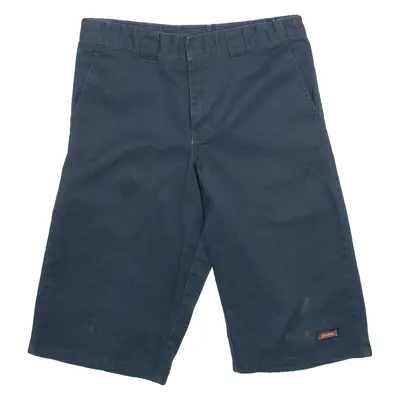 DICKIES Mens Workwear Shorts Blue S W28