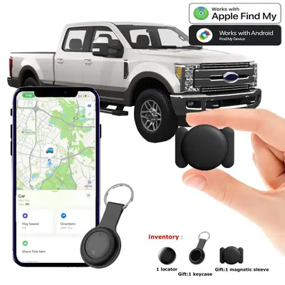 Gps para auto,GPS Tracker for Car,Motorcycle or Bicycle,Mini GPS Trackers Device with Weatherproof Magnetic Case-Works with A...