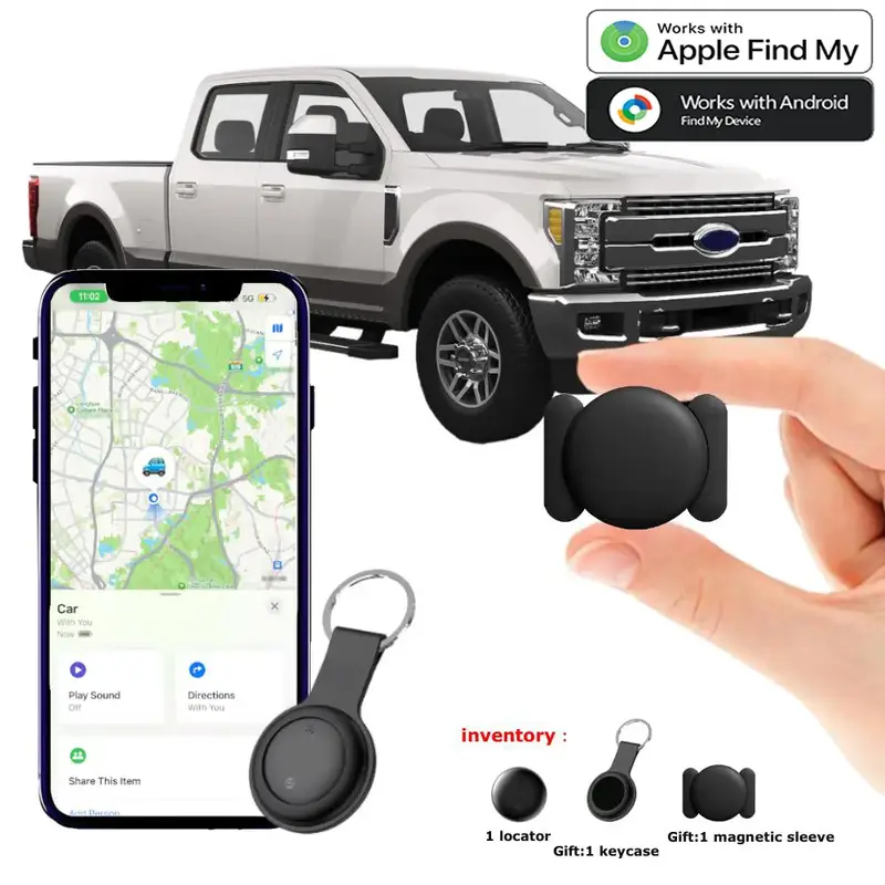 Gps para auto,GPS Tracker for Car,Motorcycle or Bicycle,Mini GPS Trackers Device with Weatherproof Magnetic Case-Works with A...
