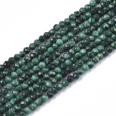 Natural Malachite Beads Strands