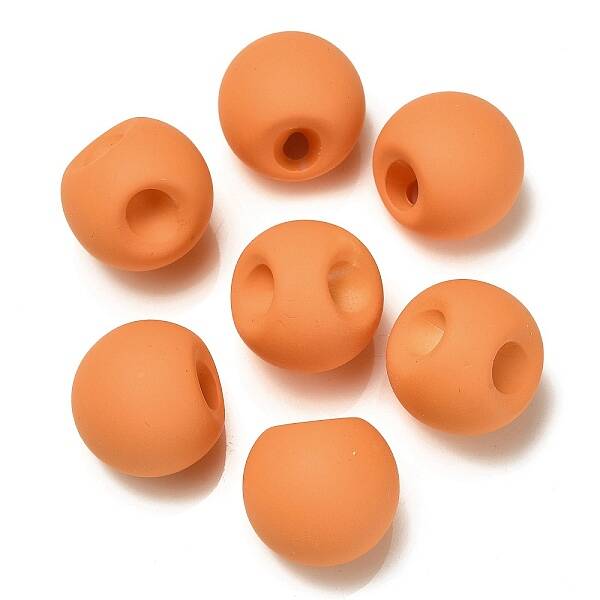 Rubberized Acrylic Beads