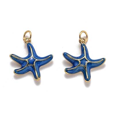 Brass Enamel Pendants