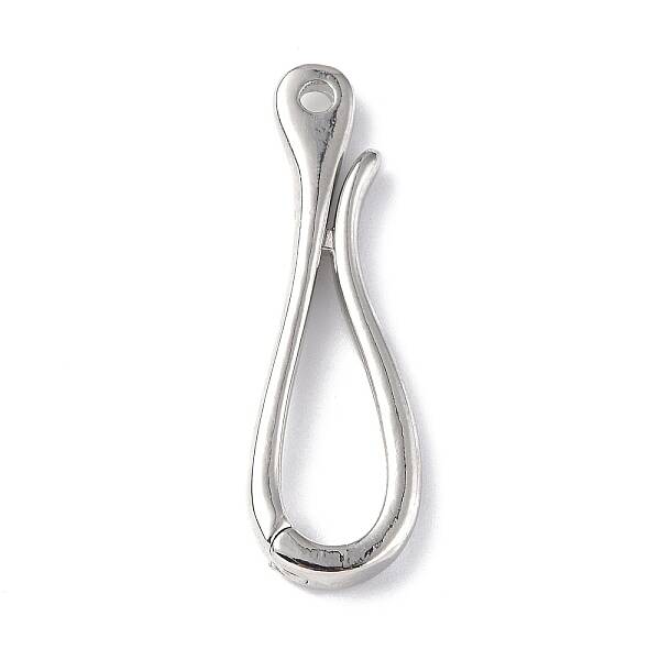 Rack Plating Brass Hook Clasps