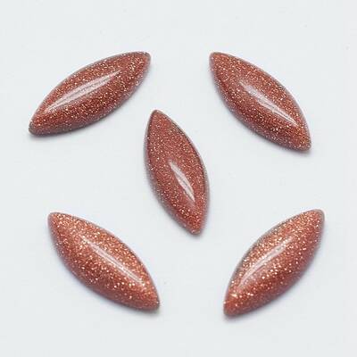 Synthetic Goldstone Cabochons