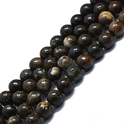 Natural Biotite Beads Strands