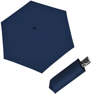 Doppler Folding umbrella Fiber Micro Flat uni navy blue