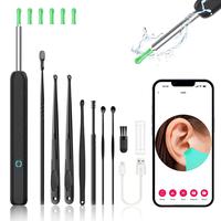 Ear Wax Removal, Ear Cleaner with Camera and Light,Ear Wax Removal Kit with HP Otoscope,Ear Cleaning Tool with 6 Ear Spoon An...