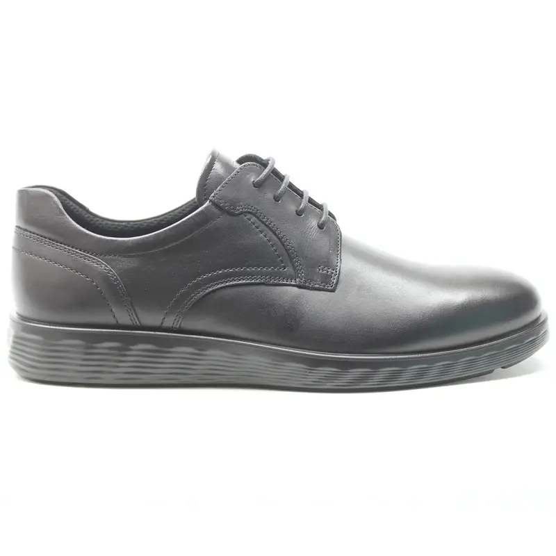 Ecco S Lite Hybrid Leather Men's Lace Up Shoes - Black - Size:US 10-10.5 Men