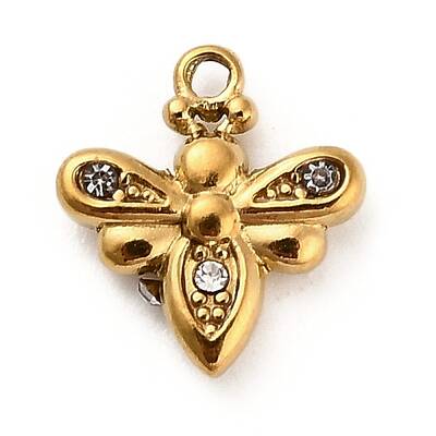 304 Stainless Steel Crystal Rhinestone Pendants