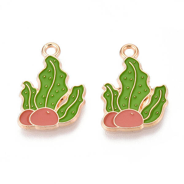 Alloy Enamel Pendants