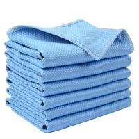 Lightweight Glass Cleaning Cloth (6 Counts/set), Portable Ultra Fine Fiber Glass Cleaning Cloth, Soft Cleaning Towel, Microfi...