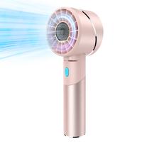 Mini Turbo Handheld Fan, USB-C Rechargeable, 7000 RPM, 4 Speeds, Up to 16H Runtime, Portable Fan for Travel, Camping, Office,...