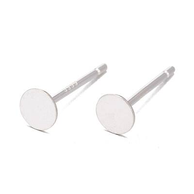 925 Sterling Silver Stud Earring Findings