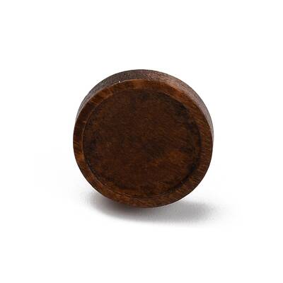 Wood Stud Earring Findings with Stainless Steel Pin