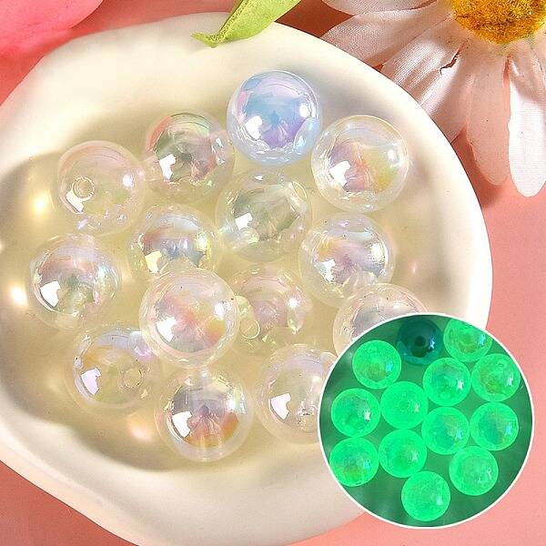Luminous Transparent Resin Beads