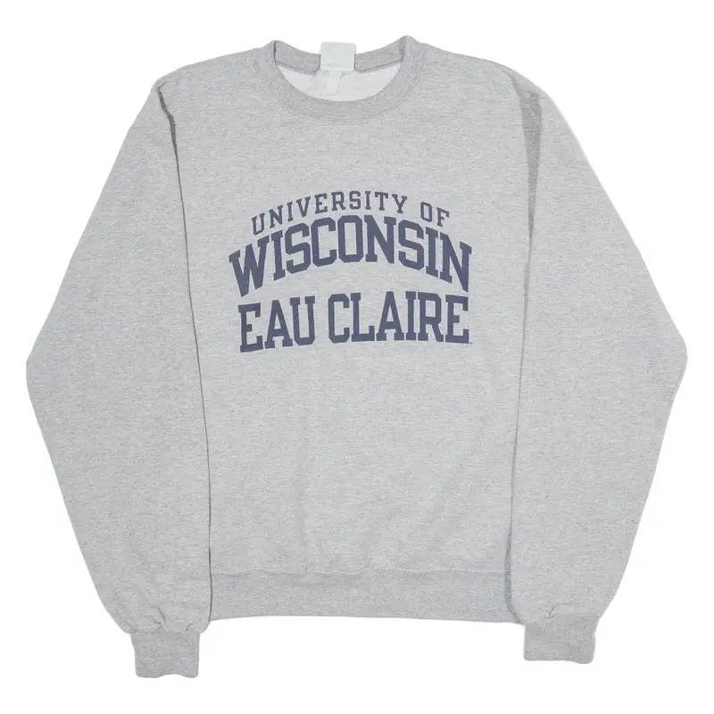 CHAMPION University Of Wisconsin Mens Sweatshirt Grey M