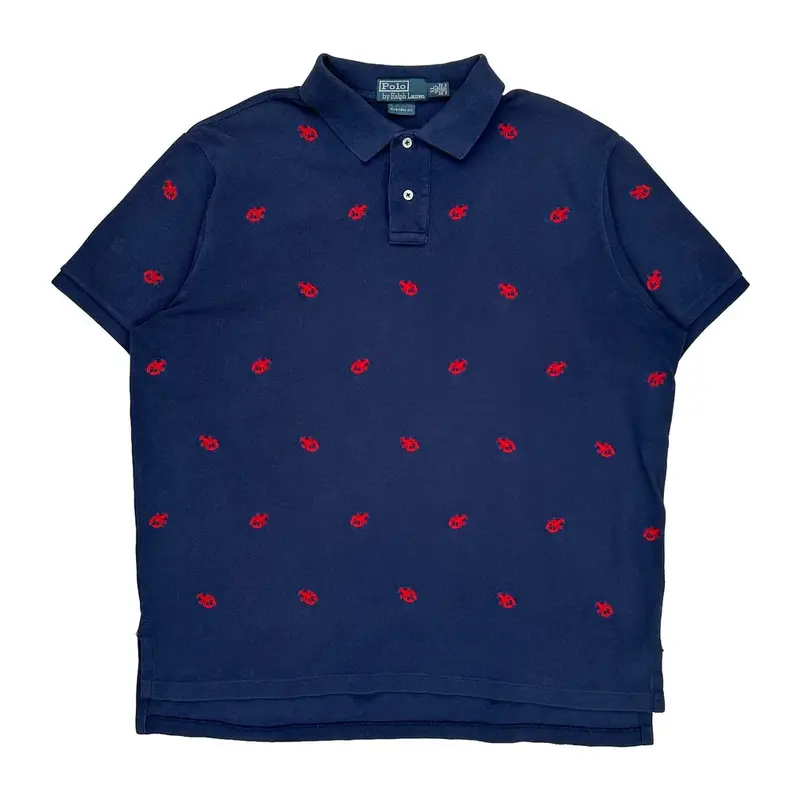 Polo By Ralph Lauren Polo Shirt - XL Navy Cotton