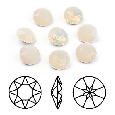 Pointed Back & Back Plated K9 Glass Rhinestone Cabochons