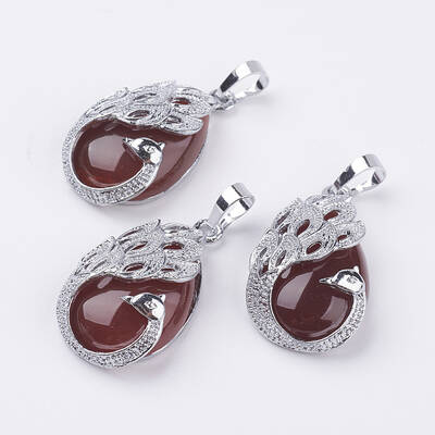 Natural Carnelian Pendants