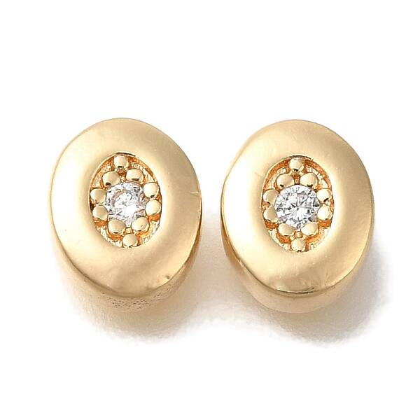 Brass Micro Pave Cubic Zirconia