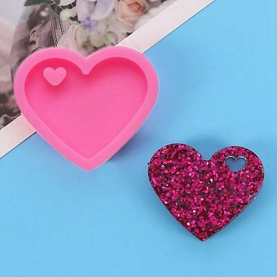 DIY Silicone Heart Pendant Molds