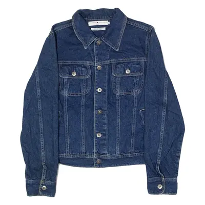 TOMMY HILFIGER Womens Denim Jacket Blue L