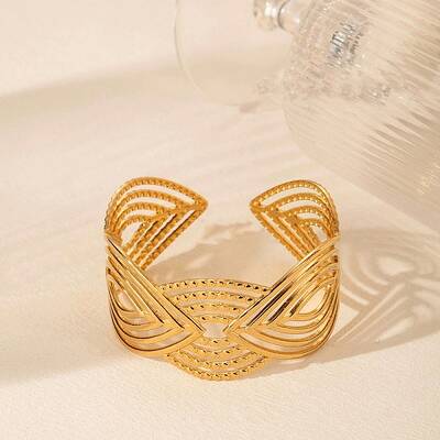 304 Stainless Steel Cuff Bangles for Women