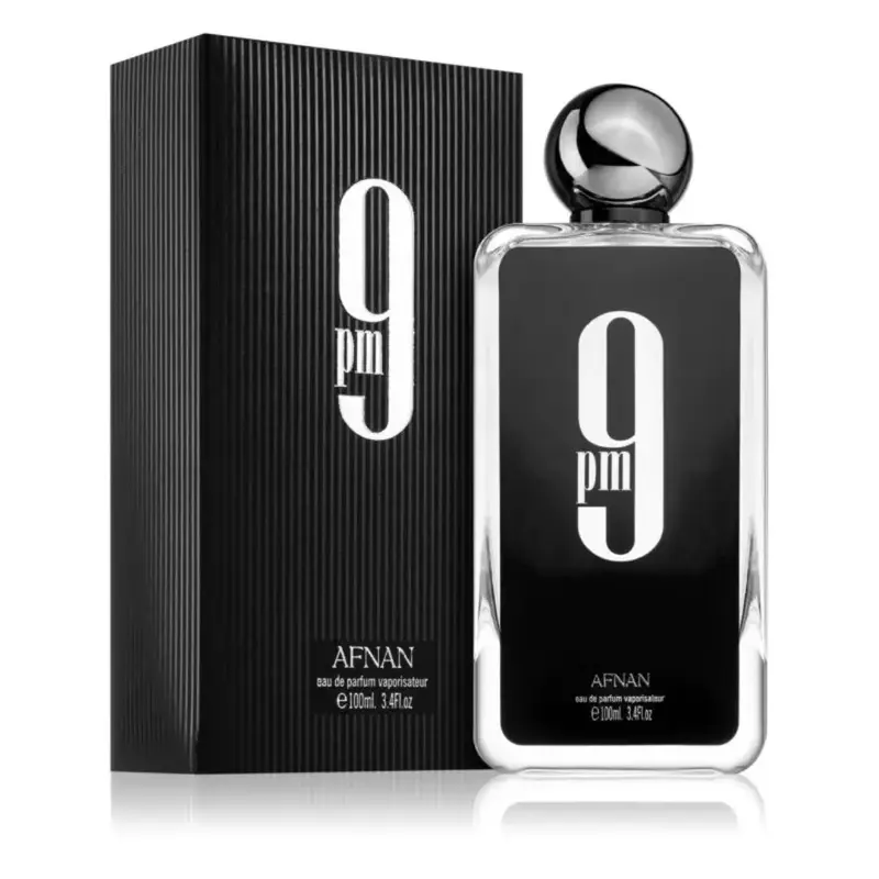 Afnan 9 PM for Men Eau de Parfum Spray, 3.4 Ounce By Afnan Perfumes afnan9 Fragrance Lavender Scent Aroma Cosmetic pm eau Afn...