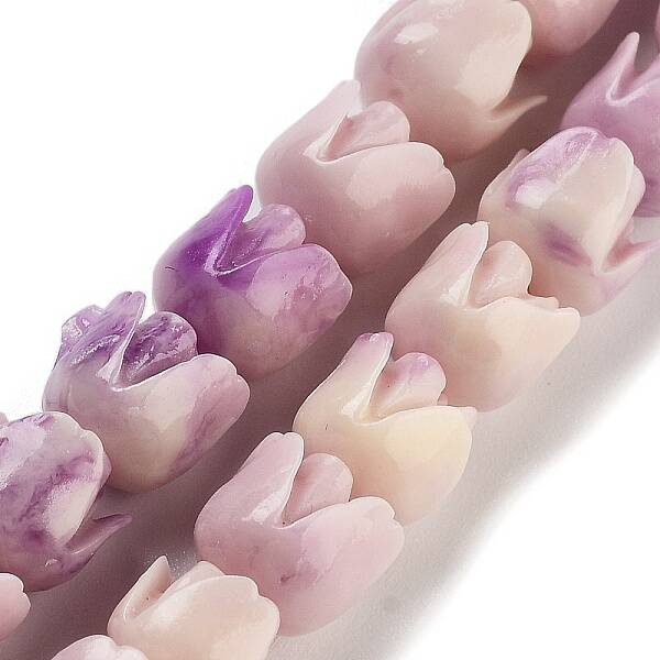 Synthetic Shell Beads Strands