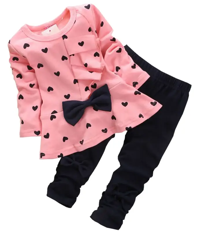 Baby Girls Infant Clothing Set Long Sleeve T Shirt Pants Kids Toddler Children Tops Outfits Clothing Babygirl Clothes Product...