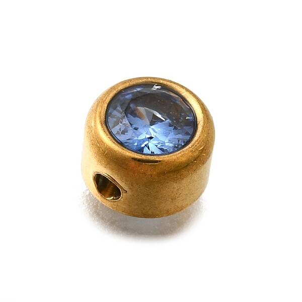 304 Stainless Steel Rhinestone Beads