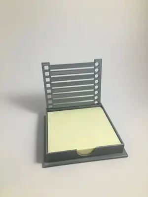 sticky note holder and stencil + sticky note + office supplies + back to work + back to school + work from home + college + d...