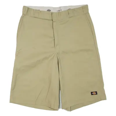 DICKIES Mens Casual Shorts Beige Loose L W36
