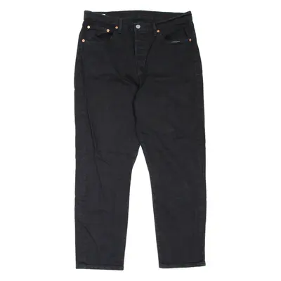 LEVI'S 501 Jeans Premium Womens Black Regular Straight W32 L27