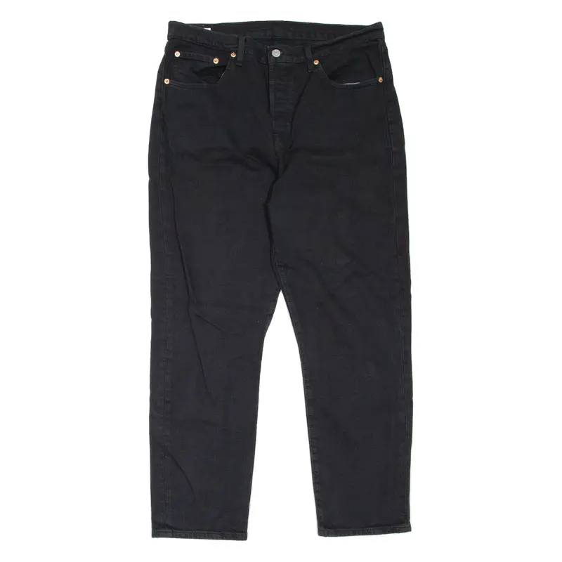 LEVI'S 501 Jeans Premium Womens Black Regular Straight W32 L27