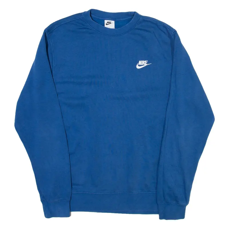 NIKE Mens Sweatshirt Blue S