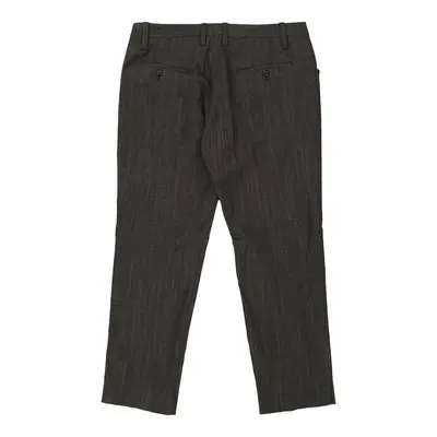 Hugo Boss Trousers - 36W 29L Brown Wool Blend