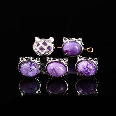 Natural Charoite Beads