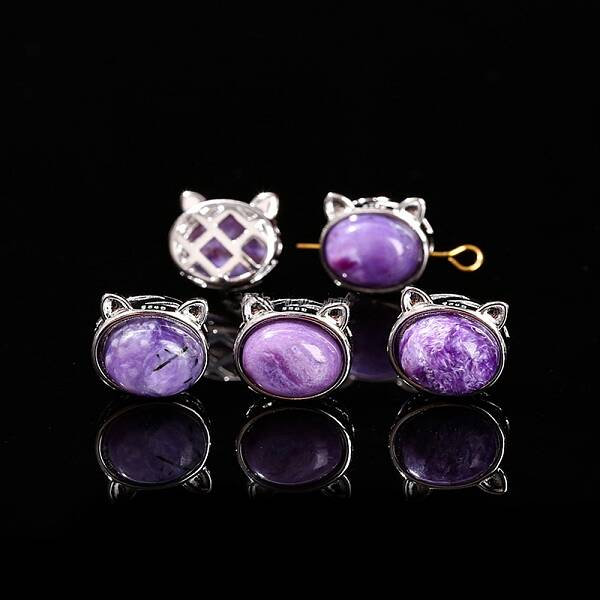 Natural Charoite Beads
