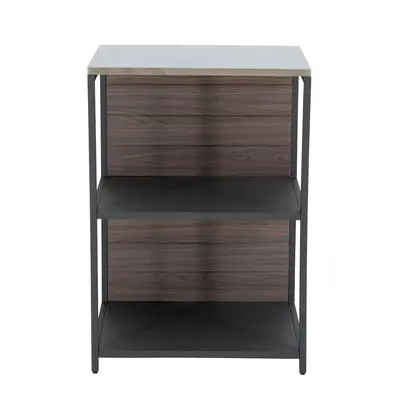 SUNJOY Sainless Steel Three-Tier Open Storage Shelf for Outdoor & Indoor Kitchen