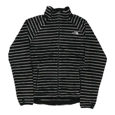 The North Face Striped Fleece - Large Black Polyester