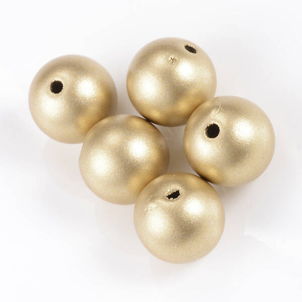 Matte Style Spray Painted Acrylic Beads